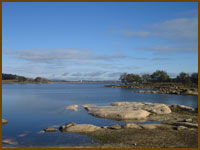 Embalse de Alpotrel, cercano a La macera